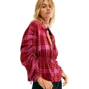 Free People Plaid Shirt